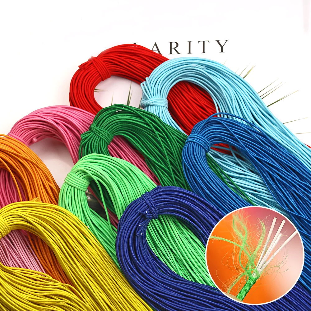 High cord elastic 1.5mm color Thailand latex elastic rope 1.5mm yellow turquoise elastic wire
High cord elastic 1.5mm color Thailand latex elastic rope 1.5mm yellow turquoise elastic wire