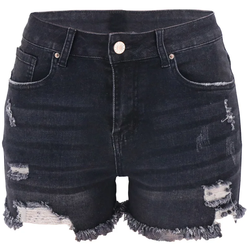 High Waist Elastic Force Sexy Broken-hole With Pocket Denim Shorts Women Ladies Denim Shorts
High Waist Elastic Force Sexy Broken-hole With Pocket Denim Shorts Women Ladies Denim Shorts
