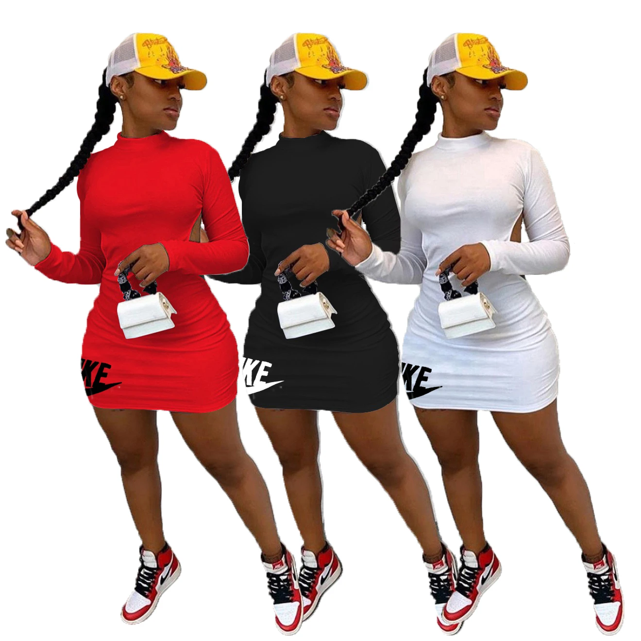 New arrivals 2021 Summer fashion women 2021 Solid color long sleeve sexy backless rib knit dress, Picture
New arrivals 2021 Summer fashion women 2021 Solid color long sleeve sexy backless rib knit dress, Picture