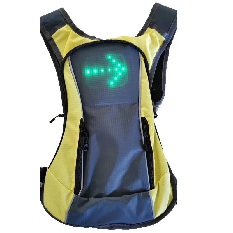 Cycling LED Lighting Backpack Remote Control Turn Signal Backpack LED Backpack Warning Light LED Cycling Bag, Yellow /gray/green
Cycling LED Lighting Backpack Remote Control Turn Signal Backpack LED Backpack Warning Light LED Cycling Bag, Yellow /gray/green