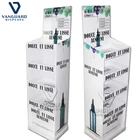 Custom Shampoo Corrugated Paper Cardboard Display Stand, Can Hold 20kg per Shelf