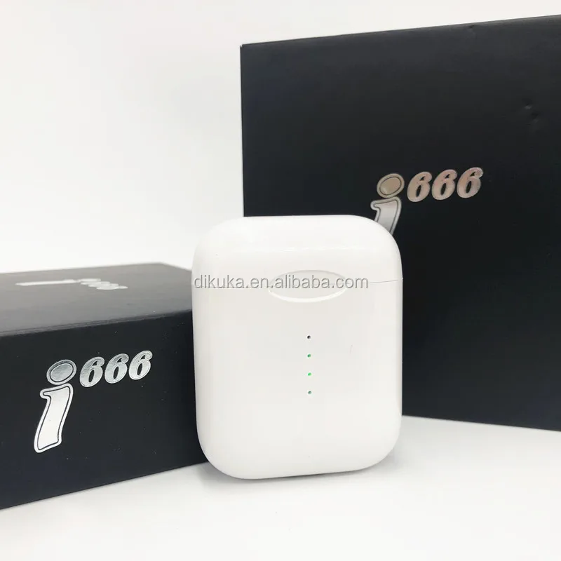 2019 new arrivals electronic i666 tws 5.0 wireless stereo earphone earbuds headset - ANKUX.COM