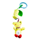 Guangdong baby crib hanging toys plush duck baby organic teether rattle soft toys