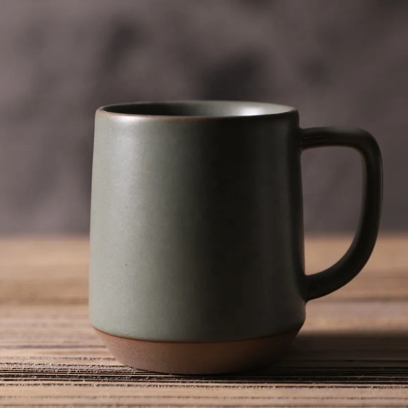 High Quality Stoneware Handmade Japanese Retro Ceramic Hand Travel Coffee Office Mug, Army green mug
High Quality Stoneware Handmade Japanese Retro Ceramic Hand Travel Coffee Office Mug, Army green mug