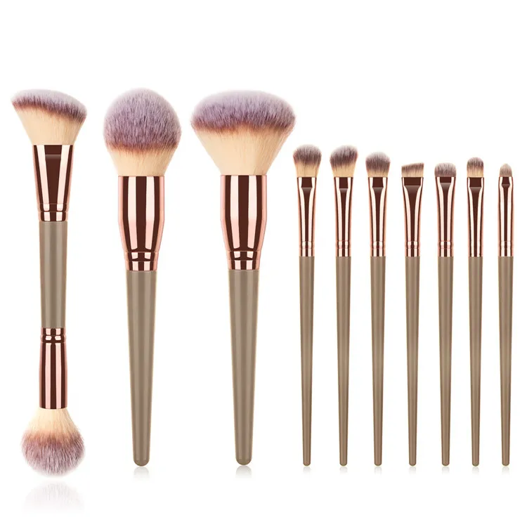 New Arrival 10PCS High Quality Cosmetic Makeup Brush Vegan Makeup Brushes Luxury Professional Private Label Makeup Brush
New Arrival 10PCS High Quality Cosmetic Makeup Brush Vegan Makeup Brushes Luxury Professional Private Label Makeup Brush