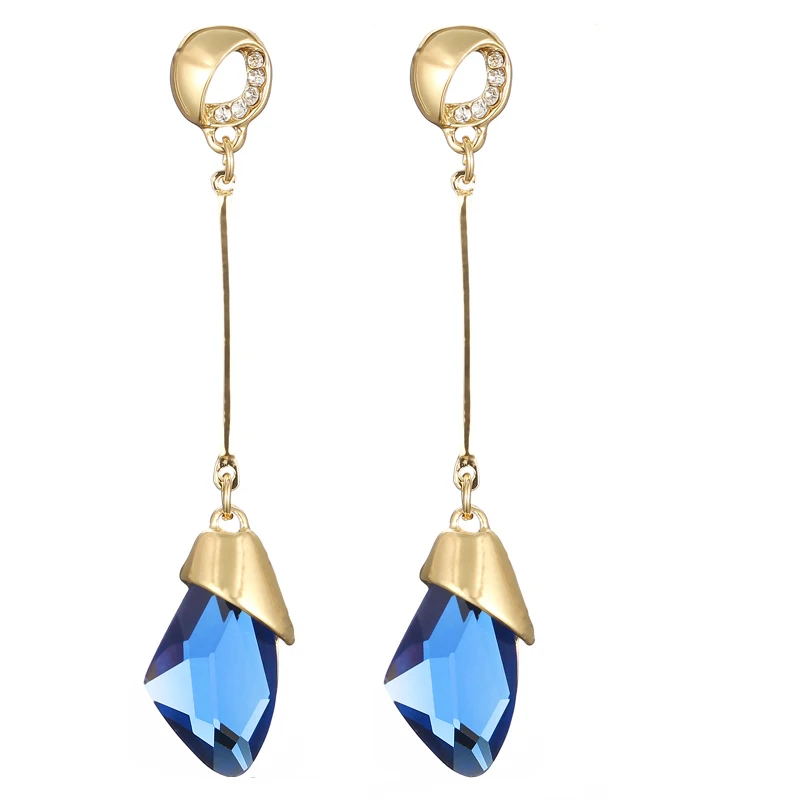 S925 Silver Needle Classic Elegant Long Earrings For Women Fashion Geometric Crystal Gold Color Water Drop Ear Clip Earring
S925 Silver Needle Classic Elegant Long Earrings For Women Fashion Geometric Crystal Gold Color Water Drop Ear Clip Earring