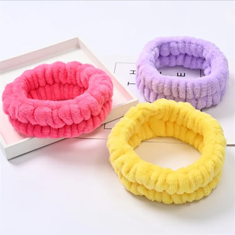Solid Color Soft Coral Fleece Hair Band Wrap Accessories Simple Style Elastic Make Up Headband
Solid Color Soft Coral Fleece Hair Band Wrap Accessories Simple Style Elastic Make Up Headband