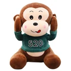 OEM ODM custom stuffed plush toy cute stuff soft toys plushies stuffed animal tumbling interactive happy monkey
