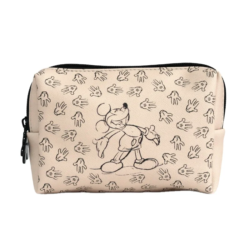 High Quality Custom Disney Cartoon Logo Brown Pu Makeup Cosmetic Bag With Zipper Lady's Cosmetic Bag
High Quality Custom Disney Cartoon Logo Brown Pu Makeup Cosmetic Bag With Zipper Lady's Cosmetic Bag