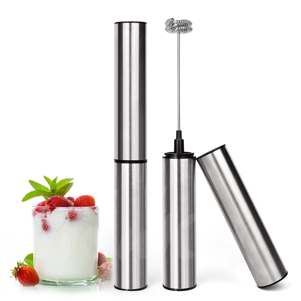 electric milk frother stainless steel montalatte elettrico melkschuimer machine manual nespresso handled portable milk frother, Silver
electric milk frother stainless steel montalatte elettrico melkschuimer machine manual nespresso handled portable milk frother, Silver