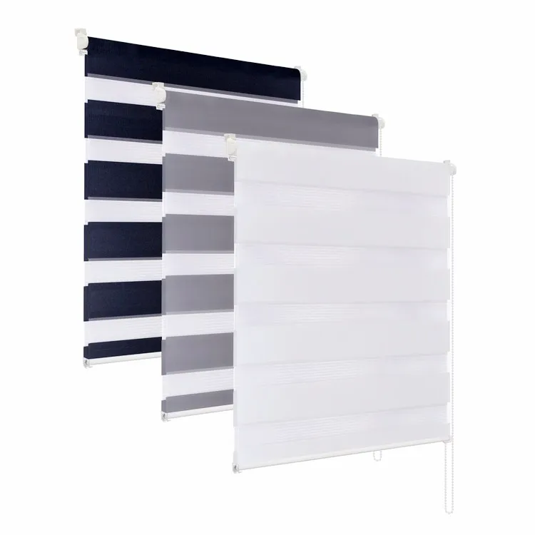 Day and night roller blind dual roller zebra blind double roller shade light filtering curtain 100% polyester fabric
Day and night roller blind dual roller zebra blind double roller shade light filtering curtain 100% polyester fabric
