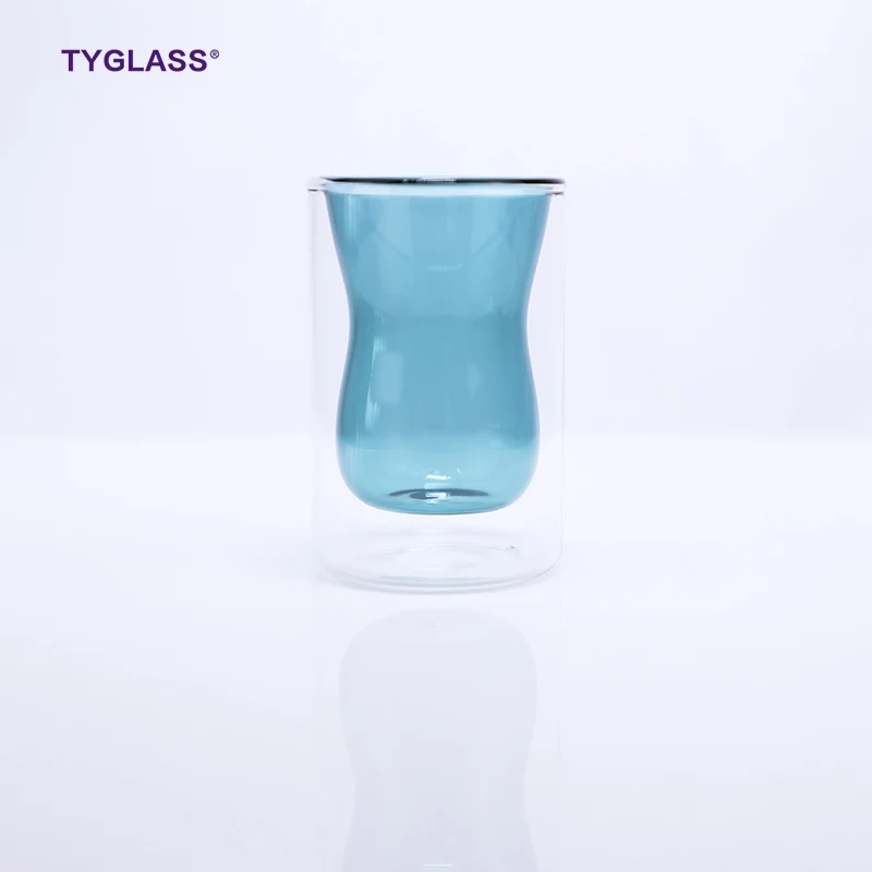 Factory Direct Sales 100ml multi colored insulated double wall borosilicate glass cup
Factory Direct Sales 100ml multi colored insulated double wall borosilicate glass cup
