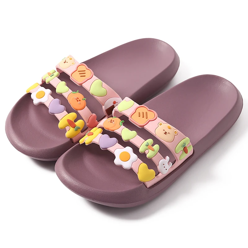 Women Slippers cute Cartoon Open Toe straps House Slippers Thick Sole Slide Sandals Men, As pictures shown or customized
Women Slippers cute Cartoon Open Toe straps House Slippers Thick Sole Slide Sandals Men, As pictures shown or customized