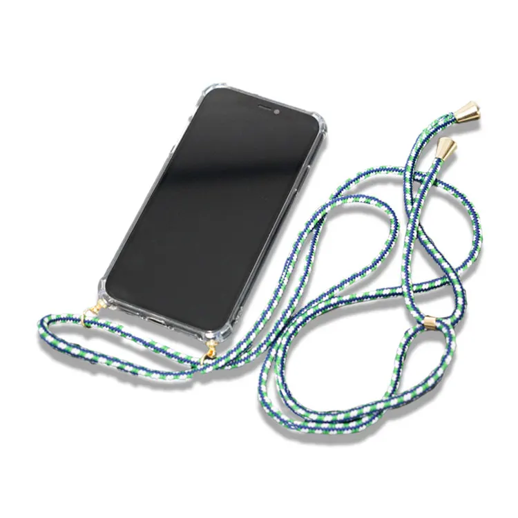 TPU rope cord necklace phone case for Samsung and for iPhone mobile cross body rope phone case necklace lanyard mobile case, Customized
TPU rope cord necklace phone case for Samsung and for iPhone mobile cross body rope phone case necklace lanyard mobile case, Customized