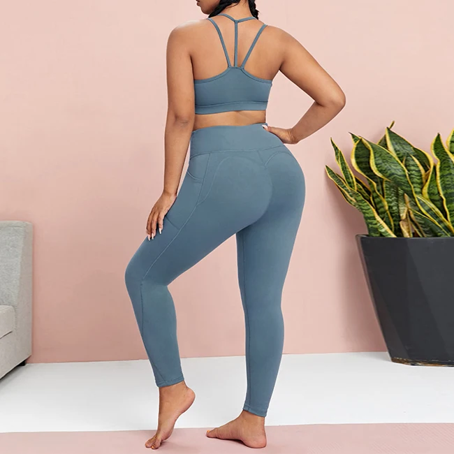 Custom Size Women Yoga Wear Lady Workout Clothing Sets Pockets 2 Pcs Activewear Fitness Ladies Plus Size Yoga Set, Picture shows
Custom Size Women Yoga Wear Lady Workout Clothing Sets Pockets 2 Pcs Activewear Fitness Ladies Plus Size Yoga Set, Picture shows