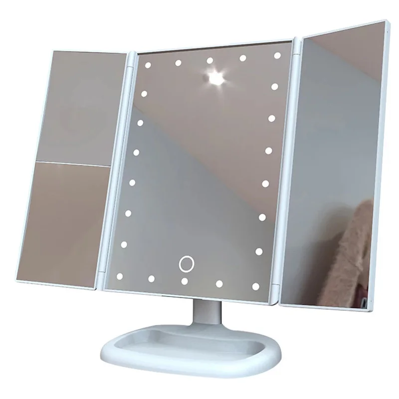 3 Colors Makeup Mirror LED Light Vanity Mirror Touch Screen Magnifying Cosmetic USB Battery Use Makeup Tools led makeup lamps, Customized color
3 Colors Makeup Mirror LED Light Vanity Mirror Touch Screen Magnifying Cosmetic USB Battery Use Makeup Tools led makeup lamps, Customized color