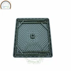 87cm plastic square folding trestle tables set for play card, picnic and events