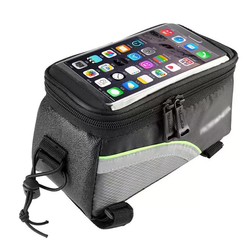 Cycling Front Phone Bike Frame Holder Accessories Saddle Bag 5.5in Waterproof Pouch Bicycle Top Tube Bags, 7 color 
Cycling Front Phone Bike Frame Holder Accessories Saddle Bag 5.5in Waterproof Pouch Bicycle Top Tube Bags, 7 color