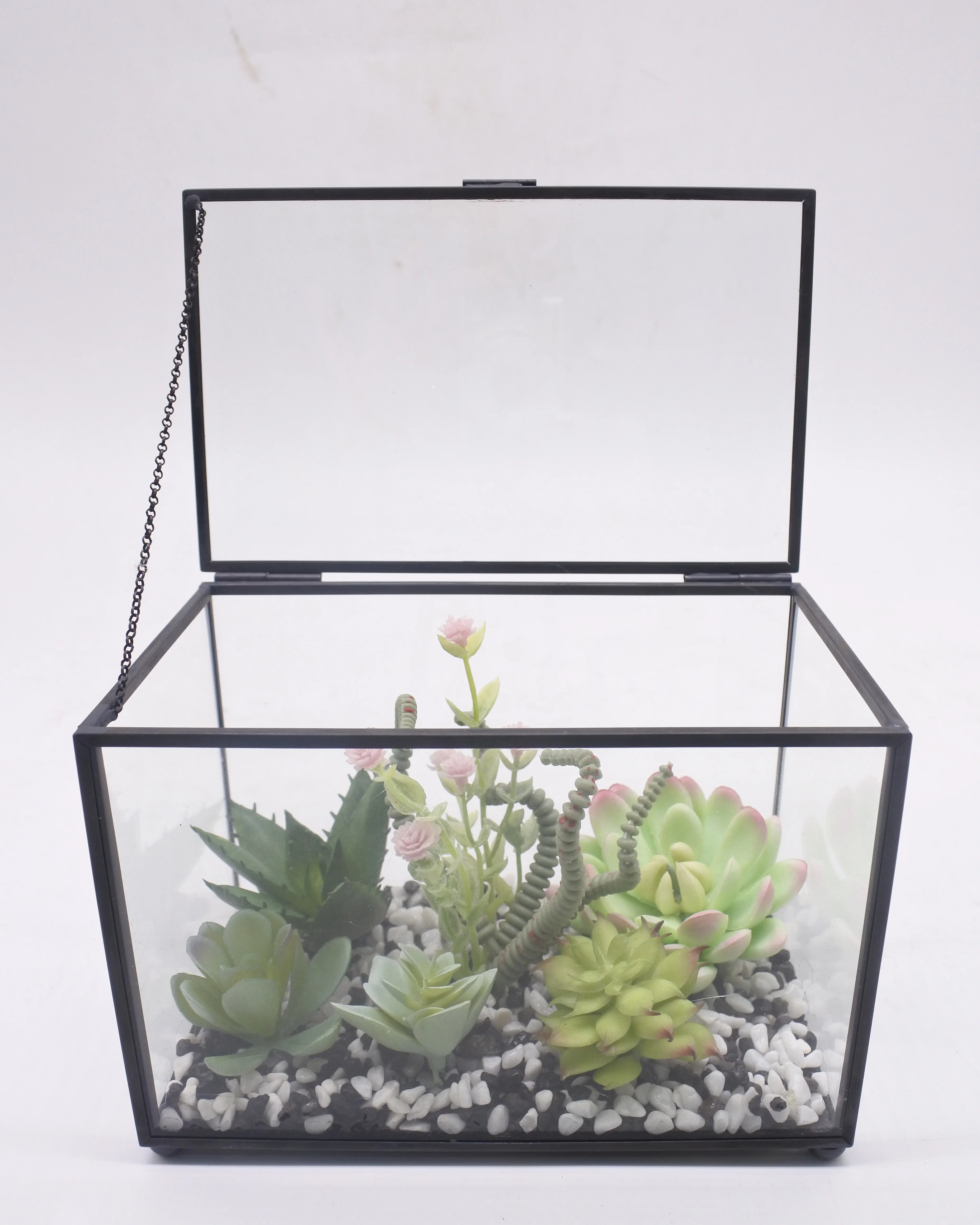 OEM Black Large Crystal Vases Clear Geometric Rectangle Glass Terrarium for home decor, Ref picture
OEM Black Large Crystal Vases Clear Geometric Rectangle Glass Terrarium for home decor, Ref picture
