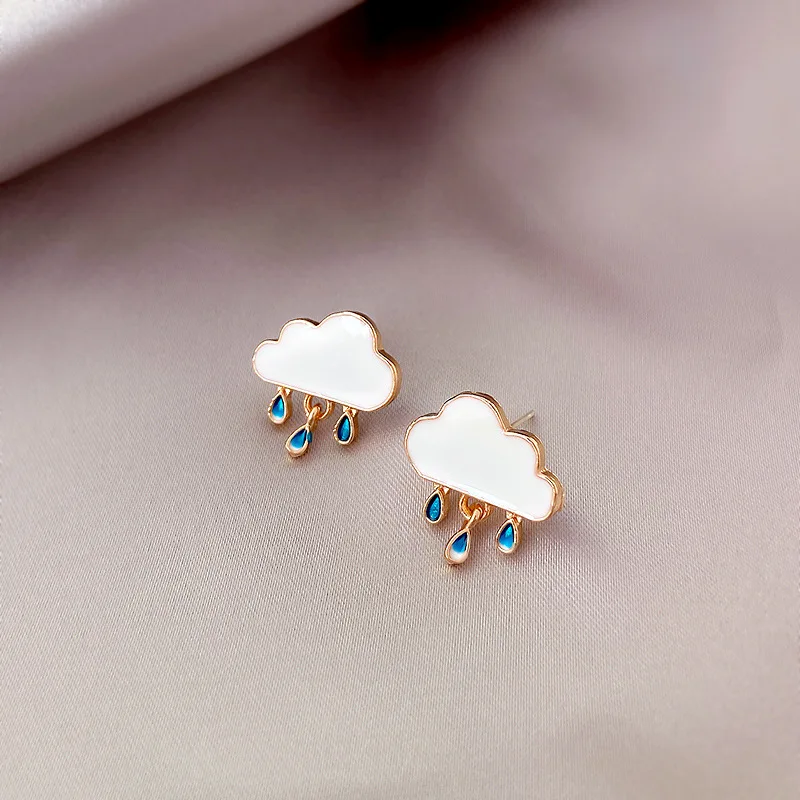 new statement blue crystal earring cloud charms for jewelry making 
new statement blue crystal earring cloud charms for jewelry making