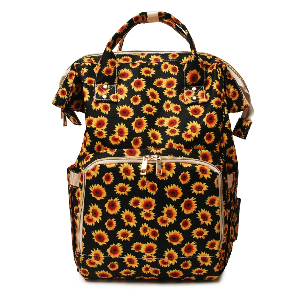 Wholesale Customized Sunflower Diaper Bag Waterproof Diaper Mummy Backpack DOM1131276
Wholesale Customized Sunflower Diaper Bag Waterproof Diaper Mummy Backpack DOM1131276