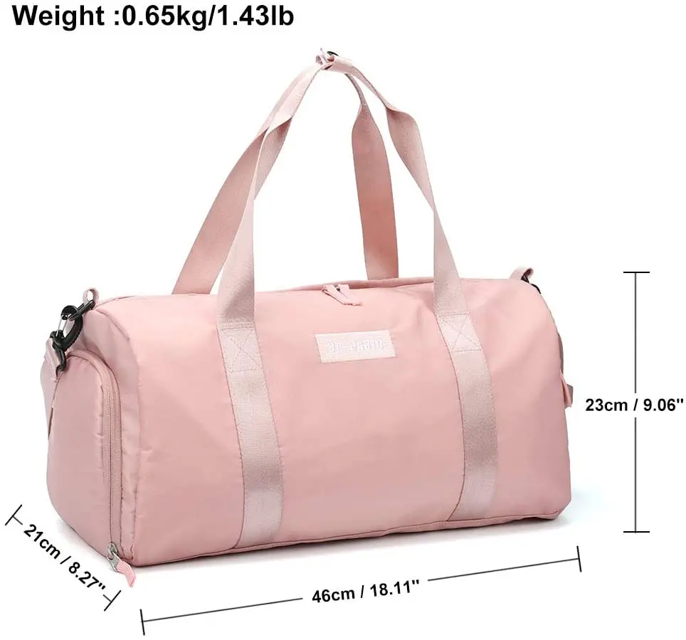 Wholesale Nylon Duffle Bag Waterproof Sport Travel Bag Eco Friendly Travel Bags With Logo, Pink
Wholesale Nylon Duffle Bag Waterproof Sport Travel Bag Eco Friendly Travel Bags With Logo, Pink