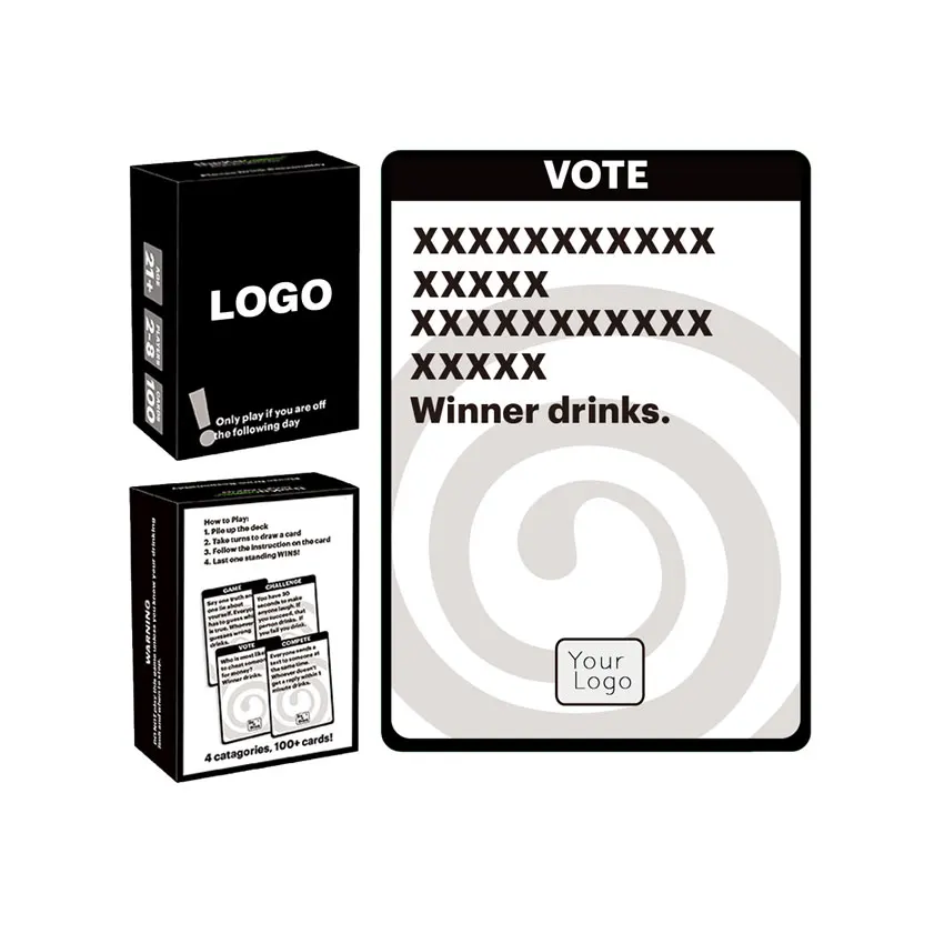Customization Drink Cards Game, Party Card Game - for College, Camping, Amazon hot sale
Customization Drink Cards Game, Party Card Game - for College, Camping, Amazon hot sale