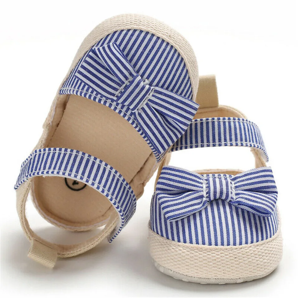 Children Summer Shoes Newborn Infant Baby Girl Soft Shoes Infants Anti-slip Sneaker Striped Bow Prewalker
Children Summer Shoes Newborn Infant Baby Girl Soft Shoes Infants Anti-slip Sneaker Striped Bow Prewalker