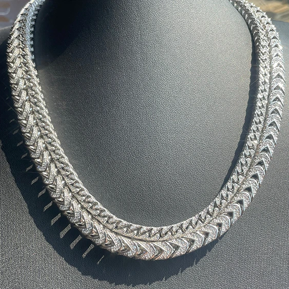 Luxury custom product miami west coast 6mm 8mm S925 silver moissanite cuban chain men's necklace hiphop link, White/yellow/rose
Luxury custom product miami west coast 6mm 8mm S925 silver moissanite cuban chain men's necklace hiphop link, White/yellow/rose