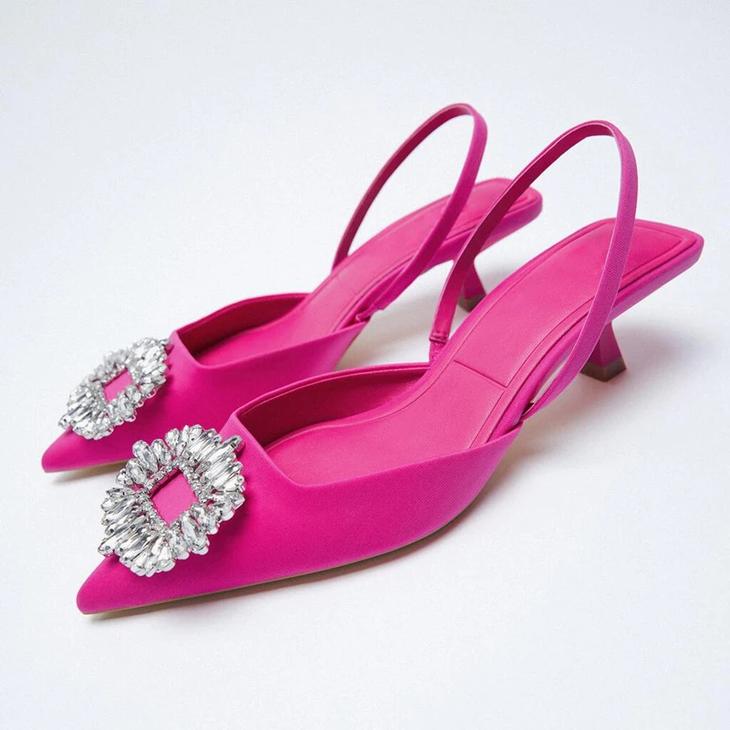 Hot Wholesale Fashion Trend Women Pumps Pink Sexy Crystal Rhinestone Low Heels Ladies 4 cm Wedding Shoes Thin Heels Sandals
Hot Wholesale Fashion Trend Women Pumps Pink Sexy Crystal Rhinestone Low Heels Ladies 4 cm Wedding Shoes Thin Heels Sandals