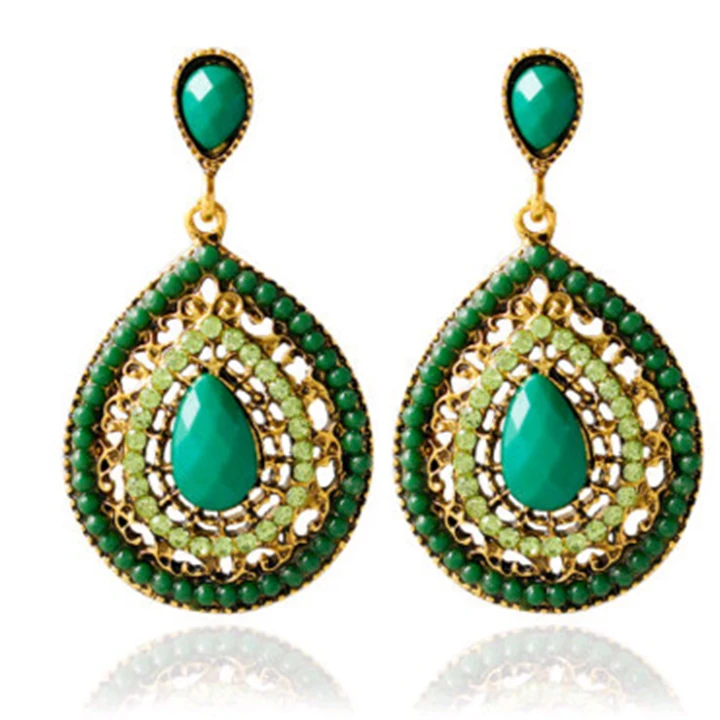 Vintage Drop Earrings For Women Ethnic Multicolor Bead Large Bohemia Dangle Earrings, Picture shows
Vintage Drop Earrings For Women Ethnic Multicolor Bead Large Bohemia Dangle Earrings, Picture shows