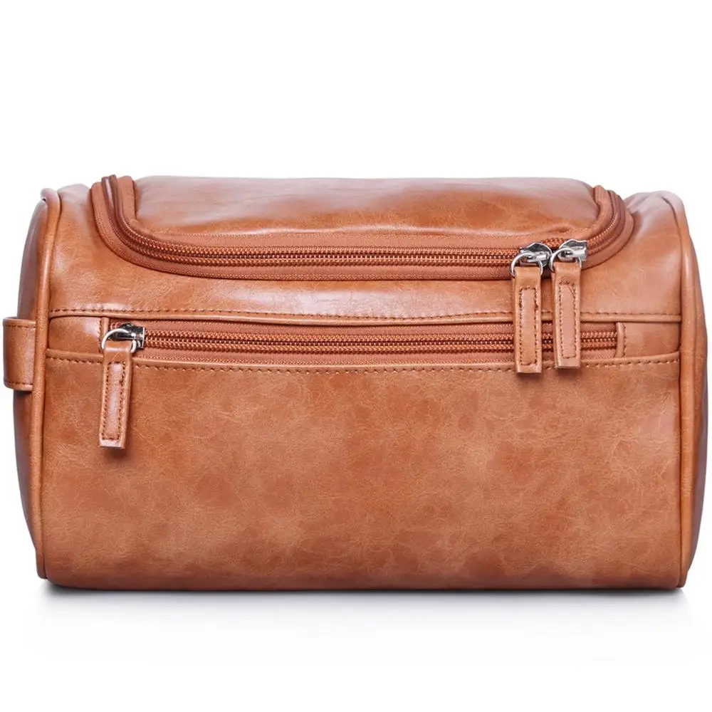 Unisex pu faux leather waterproof toiletry bags custom travel cosmetic make up bag, Brown , customized color is available
Unisex pu faux leather waterproof toiletry bags custom travel cosmetic make up bag, Brown , customized color is available