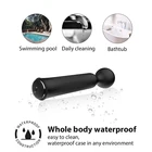 Black Sex Black XSHARK Pussy Stimulate Av Wand Massager 7 Speed Black Waterproof Vibrator Women Sex Toy