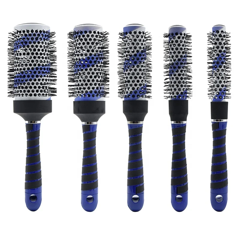 Wholesale Plastic Rolling Hair Comb With High Quality Professional Ionic bristle hair brush For Salon, Blue
Wholesale Plastic Rolling Hair Comb With High Quality Professional Ionic bristle hair brush For Salon, Blue
