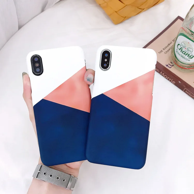 Macaron Patchwork Color Case For iPhone 12 pro max 11 Pro XS 7 8 Case geometry Hard Back Cover, Colorful
Macaron Patchwork Color Case For iPhone 12 pro max 11 Pro XS 7 8 Case geometry Hard Back Cover, Colorful