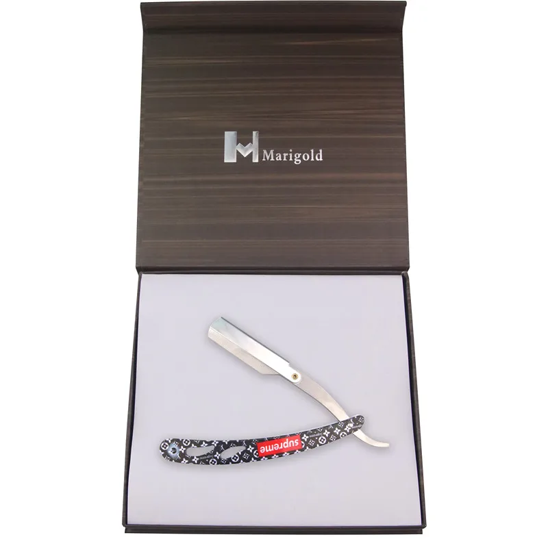 Marigold Metal Folding Handle Barber Old Shaving Razor Shaving Knife Hair Removal Tools
Marigold Metal Folding Handle Barber Old Shaving Razor Shaving Knife Hair Removal Tools