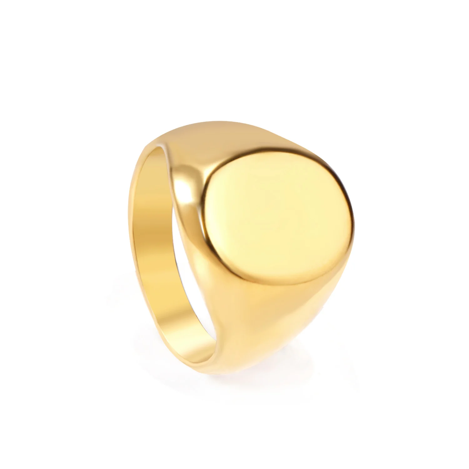 Custom Waterproof Hypoallergenic Fashion Ring Jewelry Stainless Steel 18k Gold Ring for Unisex, Gold color
Custom Waterproof Hypoallergenic Fashion Ring Jewelry Stainless Steel 18k Gold Ring for Unisex, Gold color