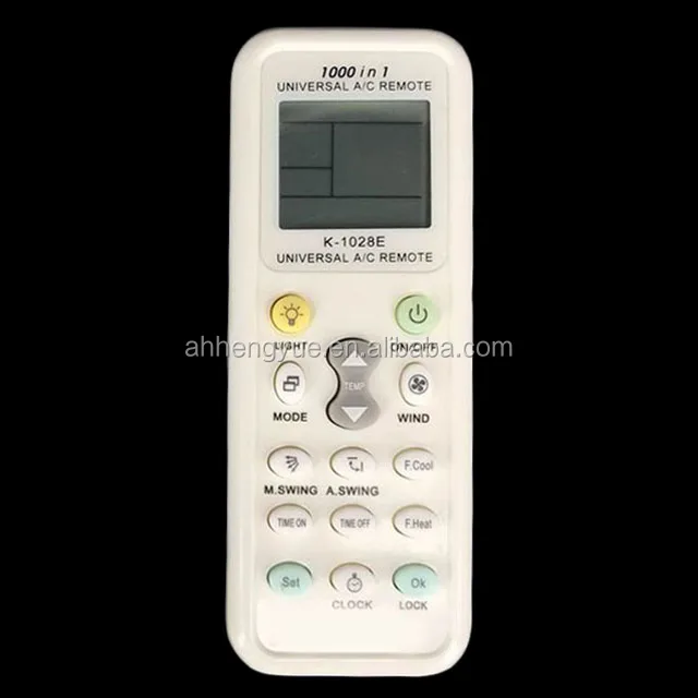 1000 in 1 universal air conditioner remote control K-1028E universal remote control for air conditioners, Beige
1000 in 1 universal air conditioner remote control K-1028E universal remote control for air conditioners, Beige