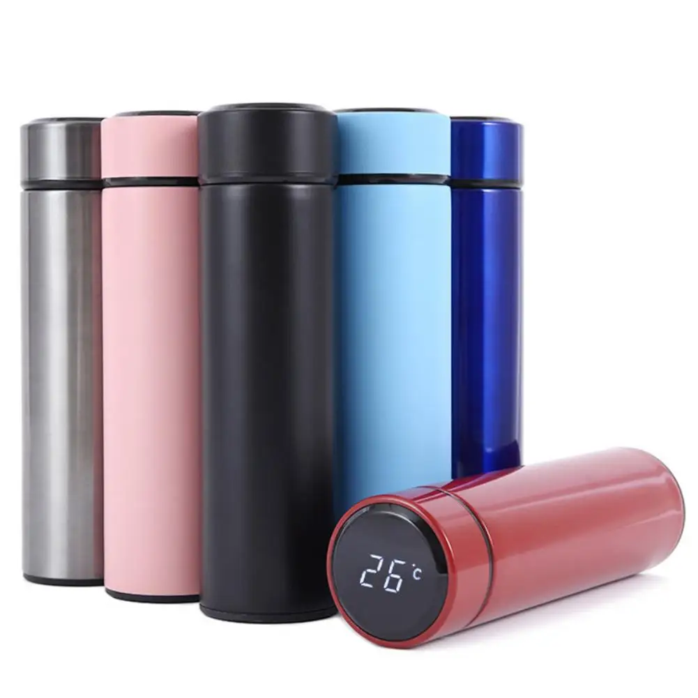 17OZ Waterproof LED Temperature Display double wall stainless steel smart water bottles with Tea Infuser, Customized color
17OZ Waterproof LED Temperature Display double wall stainless steel smart water bottles with Tea Infuser, Customized color