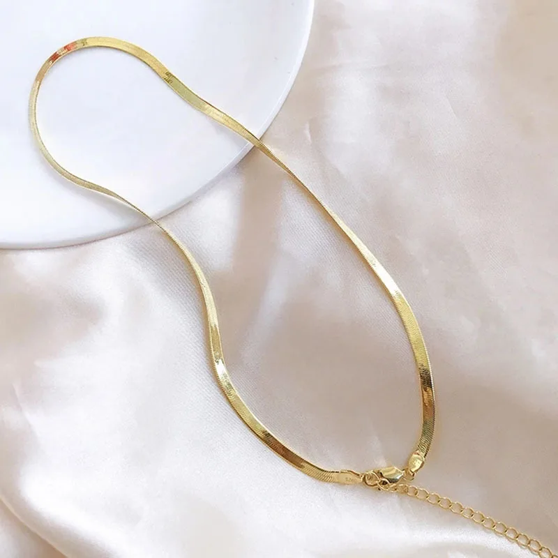 New Personality Fashion 18K Gold Plated Snake Chain Hip Hop Popular Stainless Steel Necklace For Women, Gold,silver
New Personality Fashion 18K Gold Plated Snake Chain Hip Hop Popular Stainless Steel Necklace For Women, Gold,silver