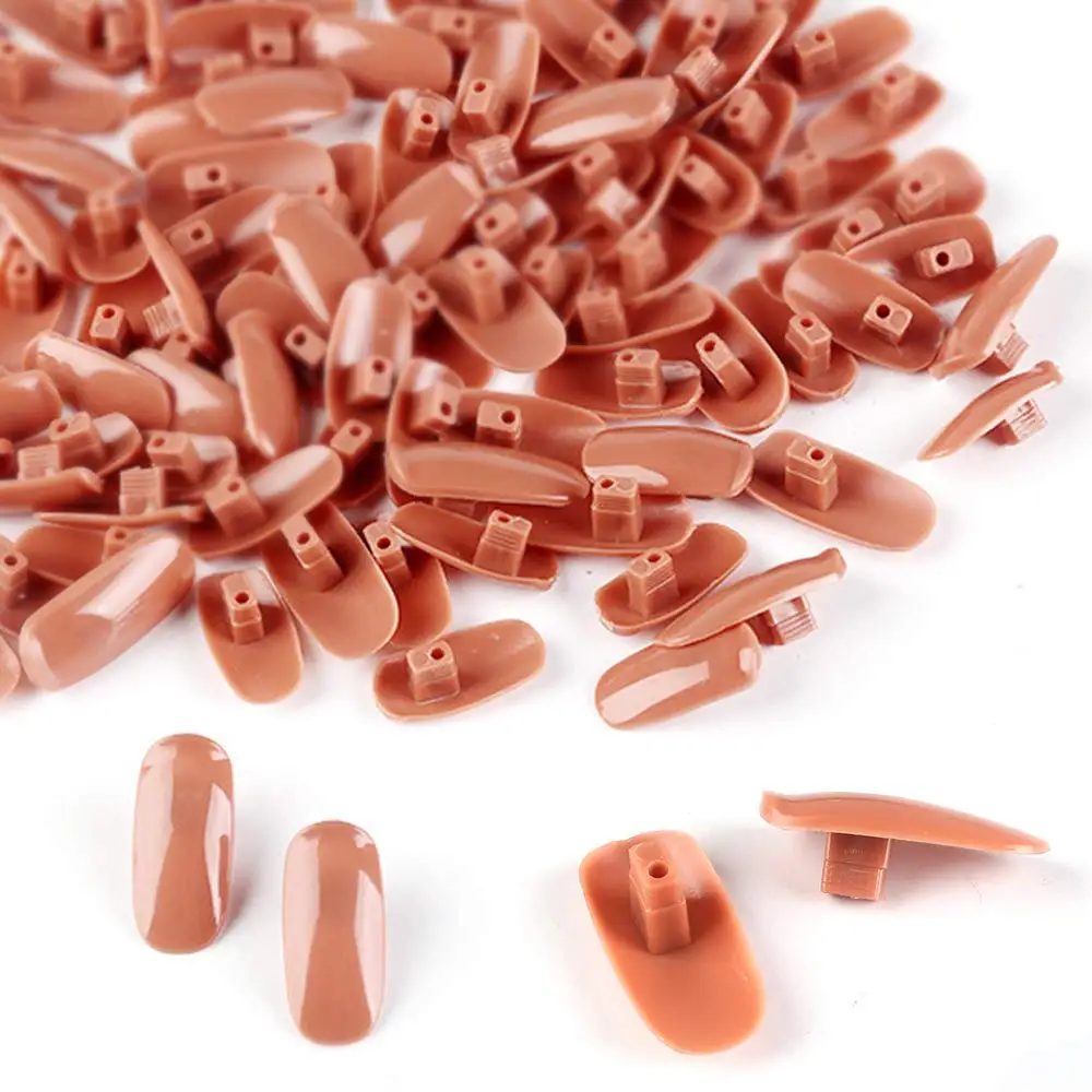 Fake Nails Tips , Replacement Refill Nail Tips for Flexible Nail Training Practice Hand, Nails for DIY Training Manicure Art Too, Brown
Fake Nails Tips , Replacement Refill Nail Tips for Flexible Nail Training Practice Hand, Nails for DIY Training Manicure Art Too, Brown