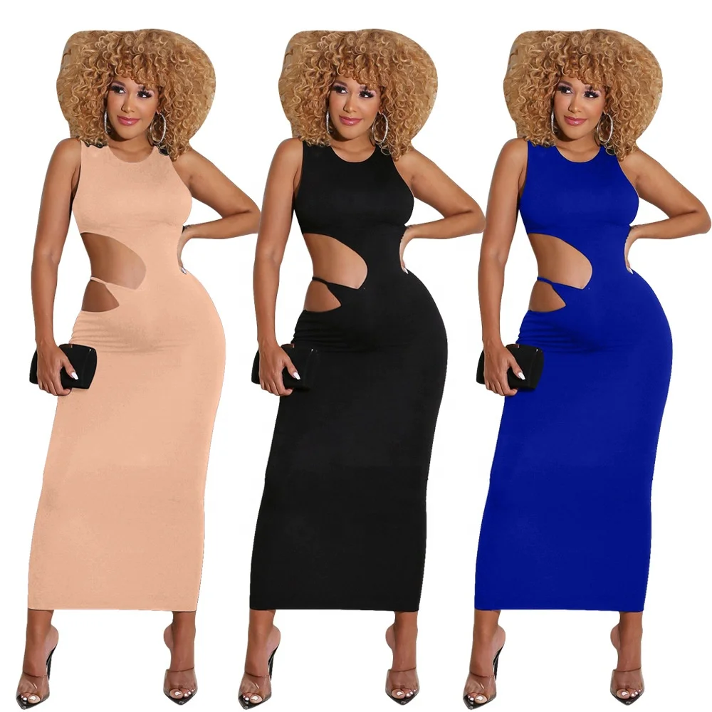 Women's Dress Sexy Hollow Fashion Solid Color Sleeveless Dress MT25-6271 2021 New Casual Dresses Summer Print Adults Polyester
Women's Dress Sexy Hollow Fashion Solid Color Sleeveless Dress MT25-6271 2021 New Casual Dresses Summer Print Adults Polyester
