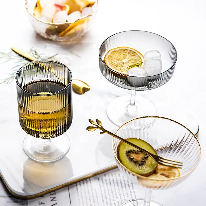 Footed bowl Shot Bar Glass Cup Modern Elegant Classic Gold Rim Ice Cream Glass Dessert Bowls, Transparent
Footed bowl Shot Bar Glass Cup Modern Elegant Classic Gold Rim Ice Cream Glass Dessert Bowls, Transparent