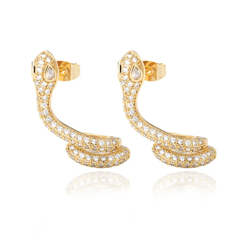 Silver and Gold-colored Snake Stud Earrings for Women Girls Shimmery Earrings Birthday Valentine and Holiday Gifts HFE-116061, Silver, gold
Silver and Gold-colored Snake Stud Earrings for Women Girls Shimmery Earrings Birthday Valentine and Holiday Gifts HFE-116061, Silver, gold