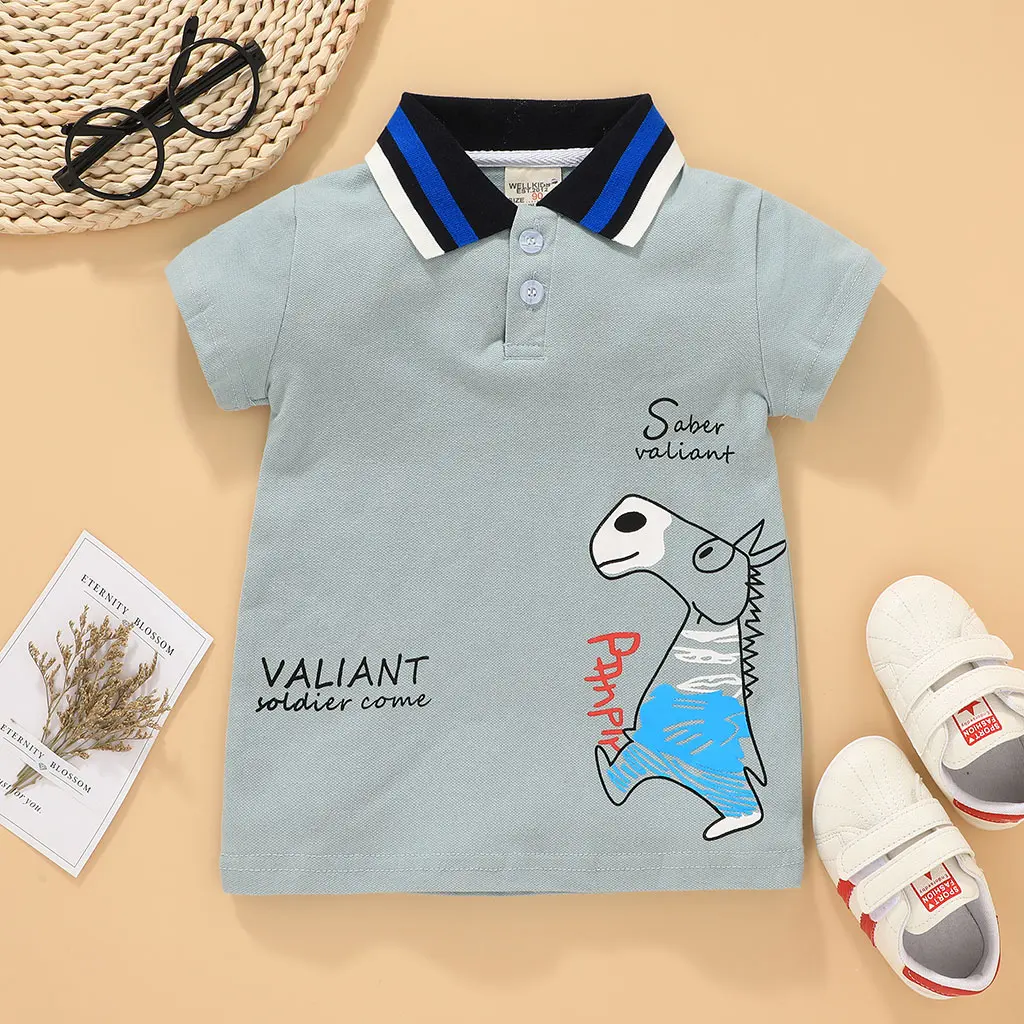 New Style Short Sleeve T-shirt 100% Cotton Baby Cute Cartoon Kids Spring Summer Boy T Shirt Blouse
New Style Short Sleeve T-shirt 100% Cotton Baby Cute Cartoon Kids Spring Summer Boy T Shirt Blouse