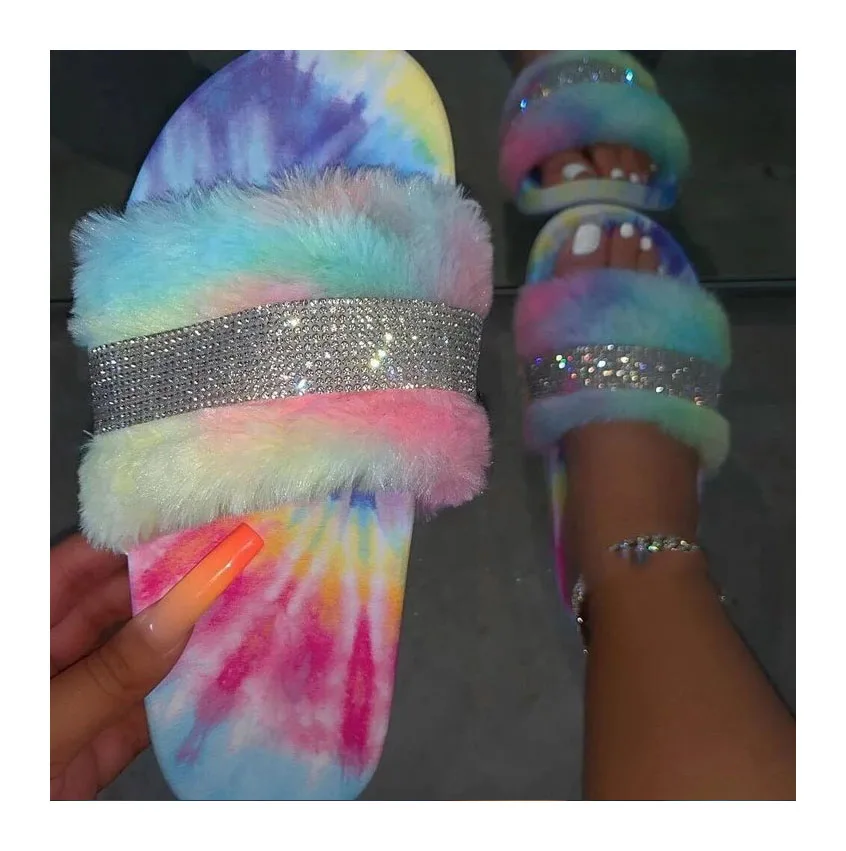 Wholesale price fashion fur with diamond outdoor slipper slides fluffy Slippers, Picture shows
Wholesale price fashion fur with diamond outdoor slipper slides fluffy Slippers, Picture shows