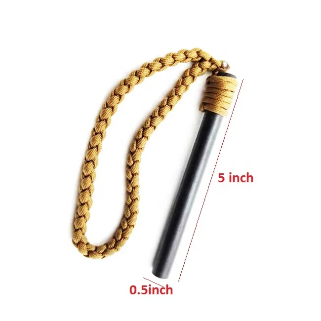 Waterproof Outdoor Emergency Survival Ferro Rod Fire Starter for Camps Hiking Fishing
Waterproof Outdoor Emergency Survival Ferro Rod Fire Starter for Camps Hiking Fishing