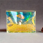 Holographic pvc cosmetic zip pouch bag with printing