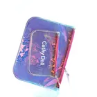Accept Customize Size Zipper Holographic PVC Vanity Bag