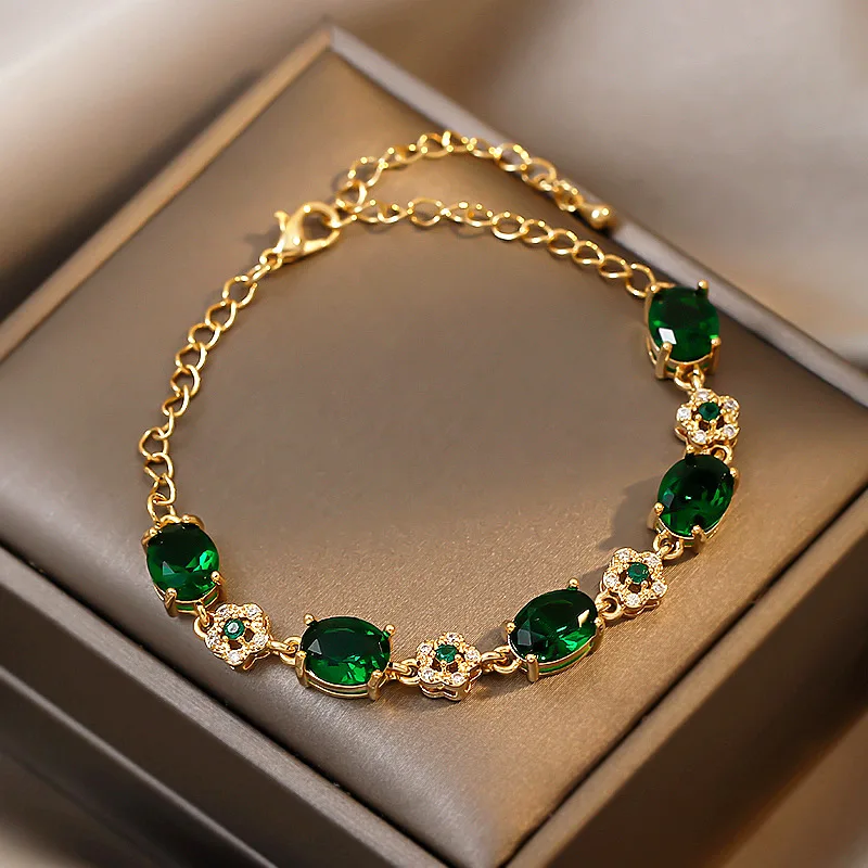 Vershal D078 Gemstone 18k Gold Plated Hot Sale Trendy Zircon Bracelet For Women 2021
Vershal D078 Gemstone 18k Gold Plated Hot Sale Trendy Zircon Bracelet For Women 2021